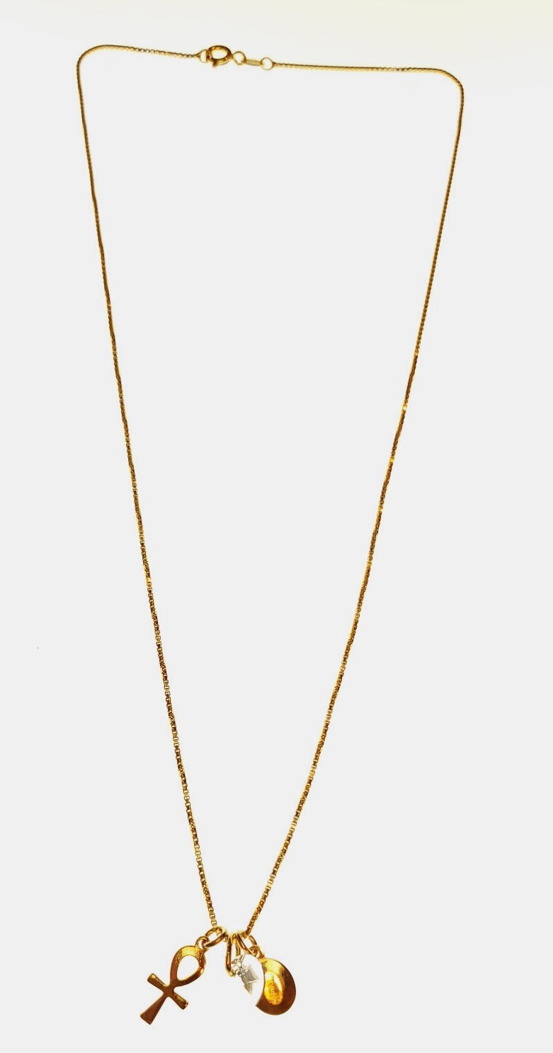 Ankh Heart Necklace