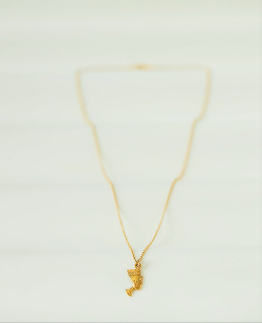 Nefertiti Mini Charm Necklace