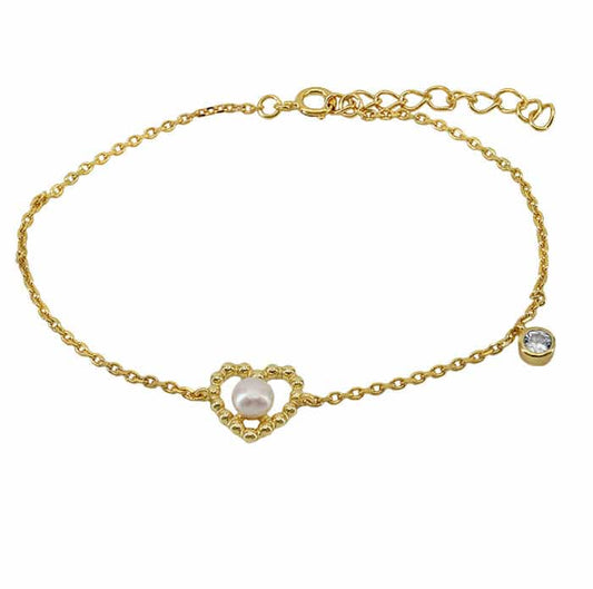 Annya Heart of Pearl Bracelet