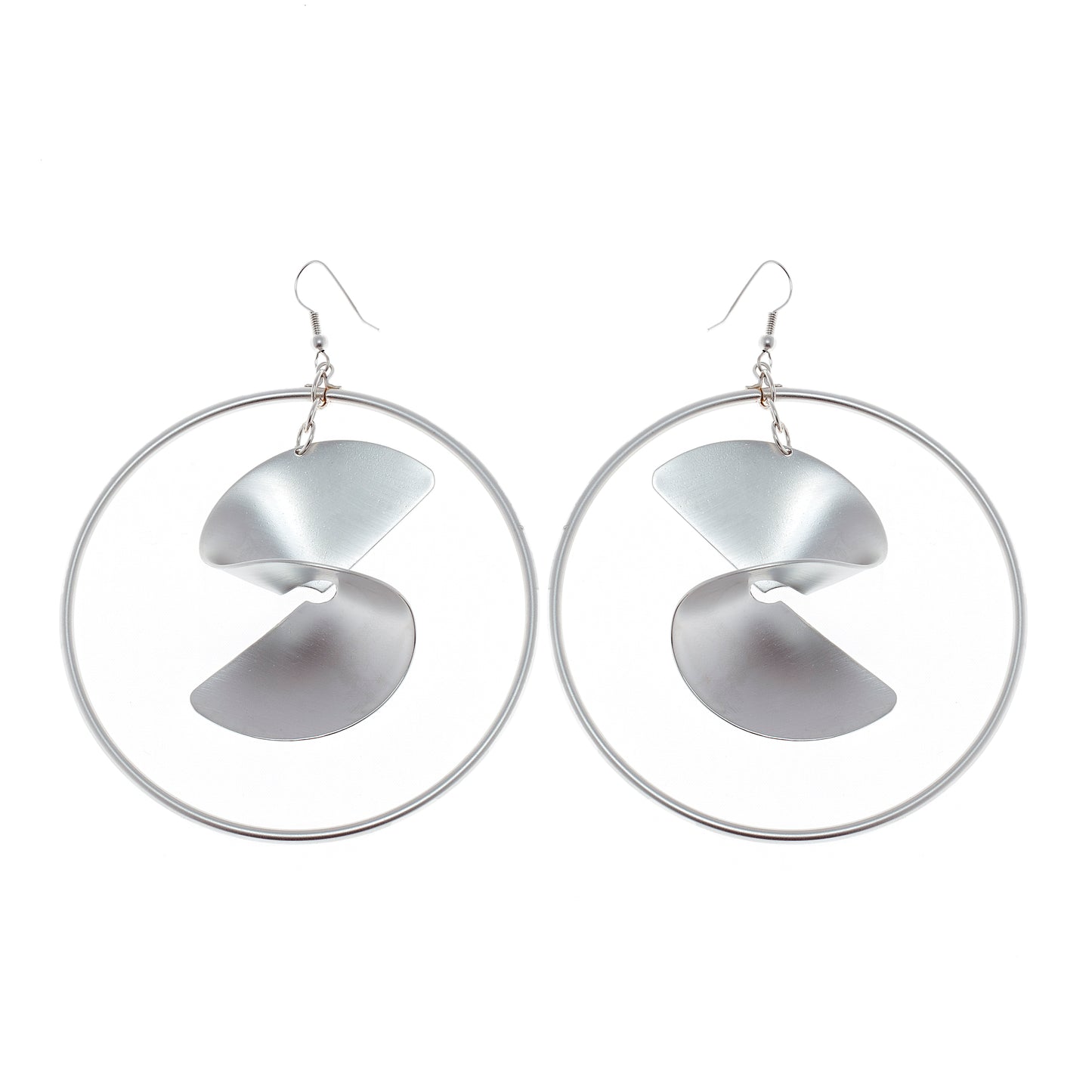 Nyla Heart Hoop Earrings