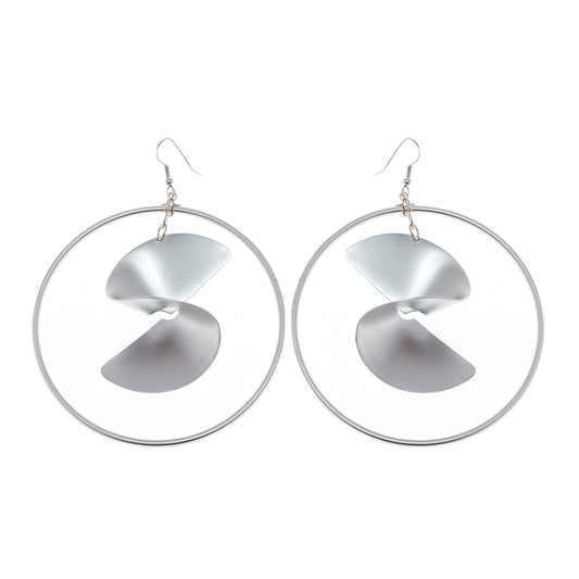 Nyla Heart Hoop Earrings