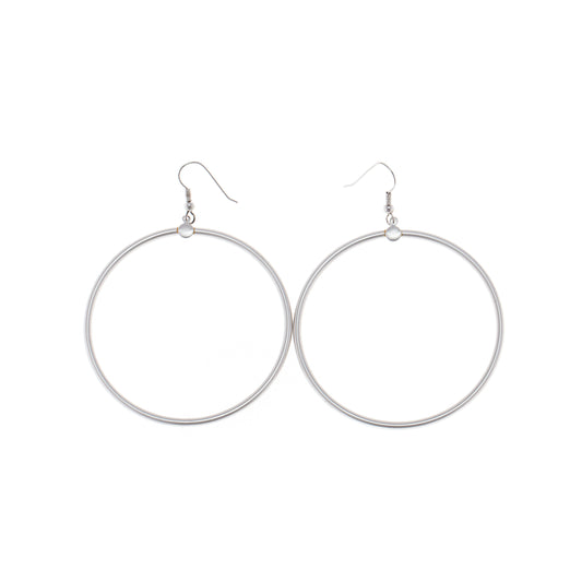 Nasa Simple Hoop Earrings